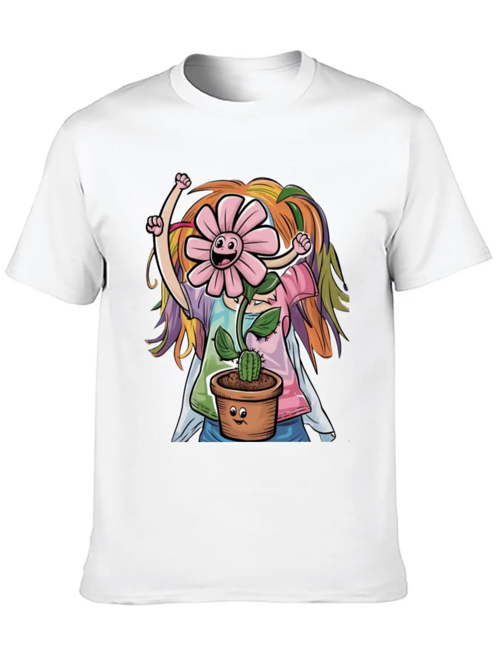 Cart Girl Unisex Short Sleeve Soft Cotton T-Shirt – Casual Everyday Wear