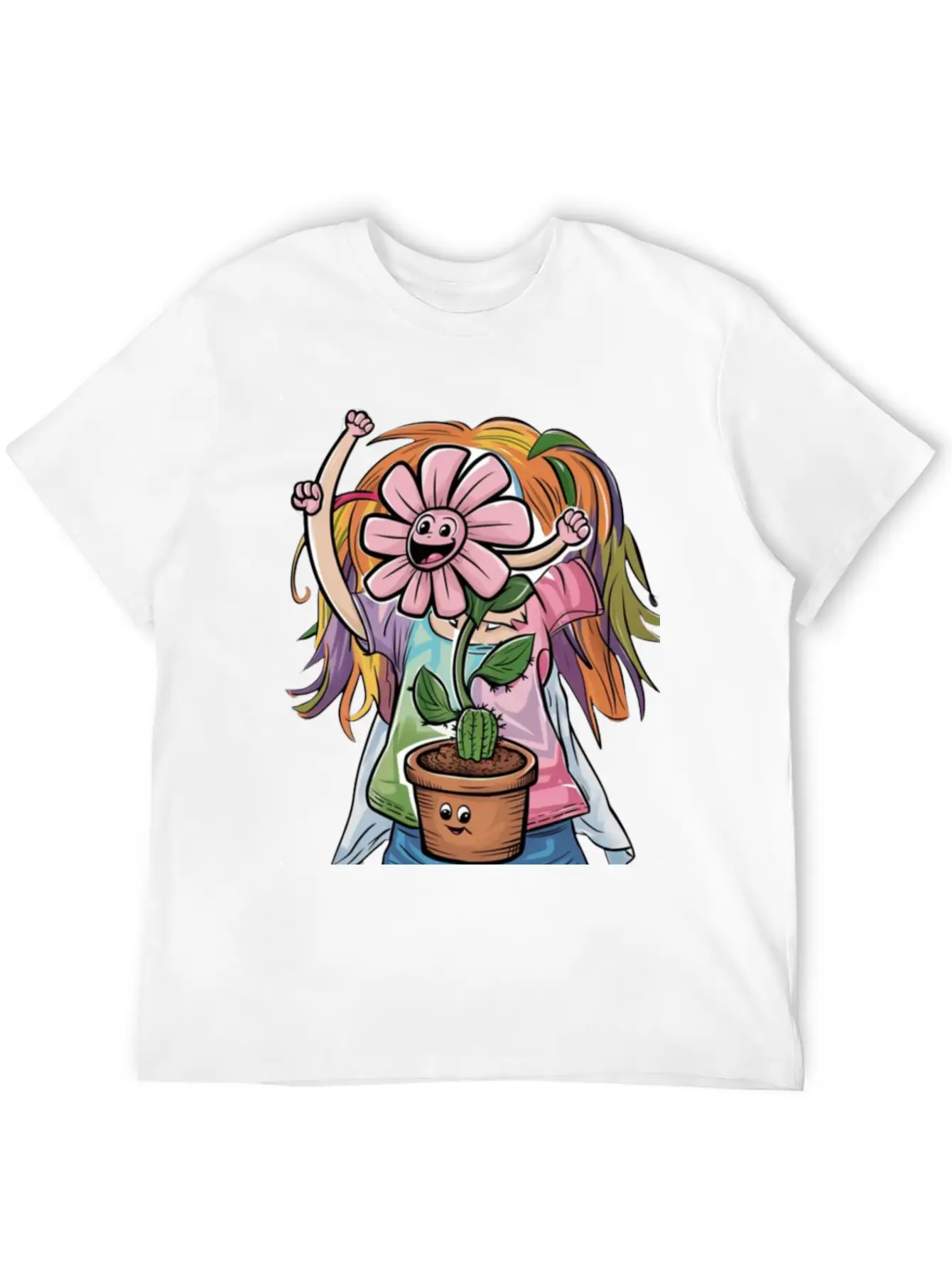 Cart Girl Unisex Short Sleeve Soft Cotton T-Shirt – Casual Everyday Wear