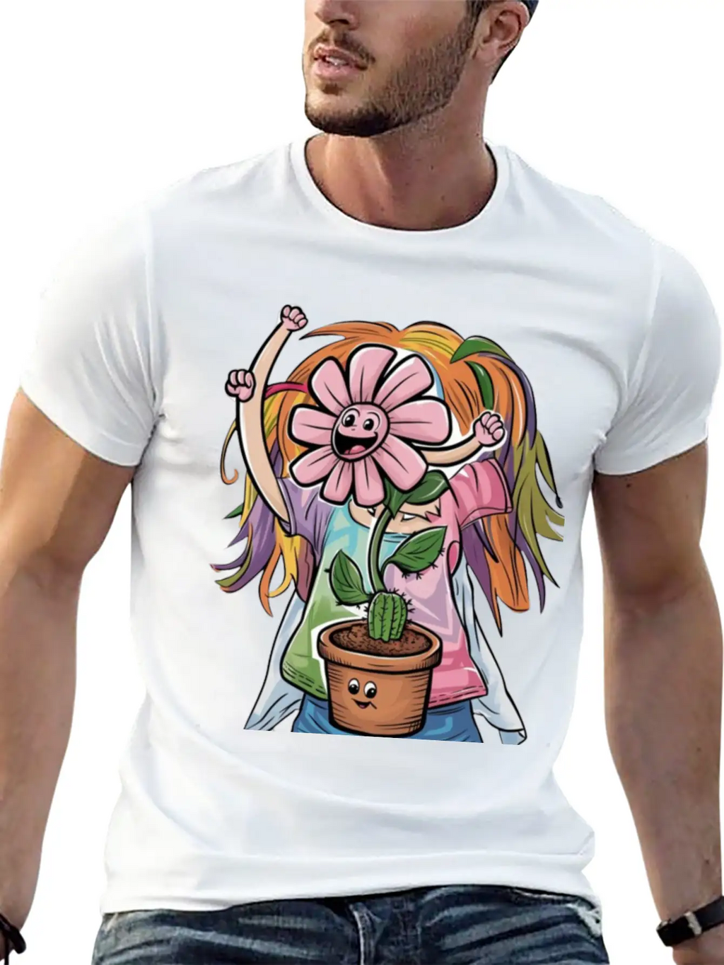 Cart Girl Unisex Short Sleeve Soft Cotton T-Shirt – Casual Everyday Wear