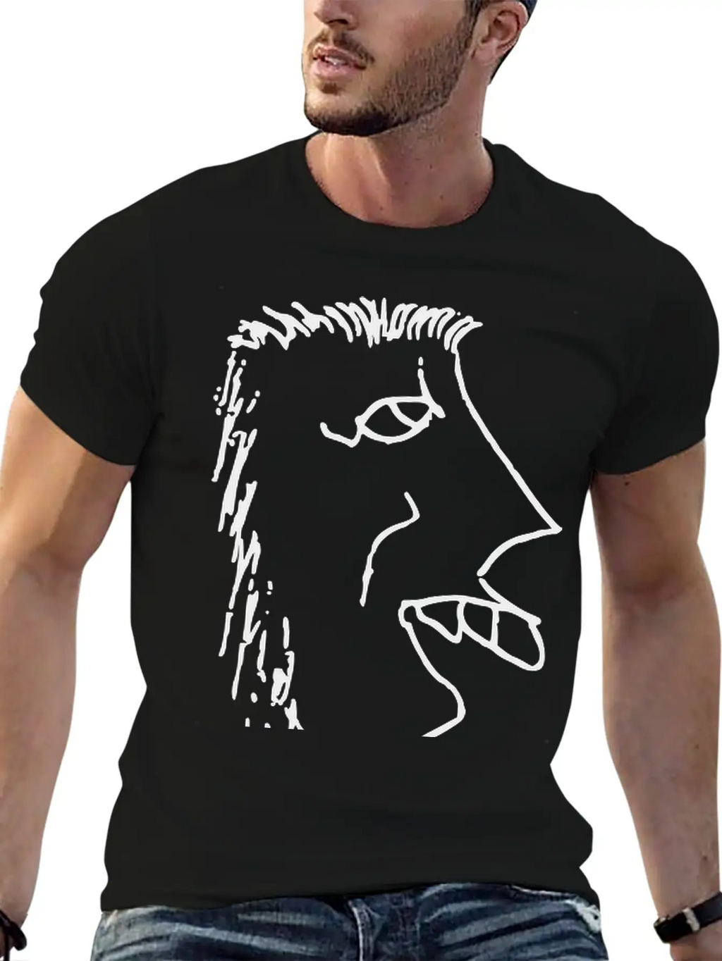 Cartoon Head 71 Unisex Short Sleeve Soft Cotton T-Shirt – Casual Everyday Wear