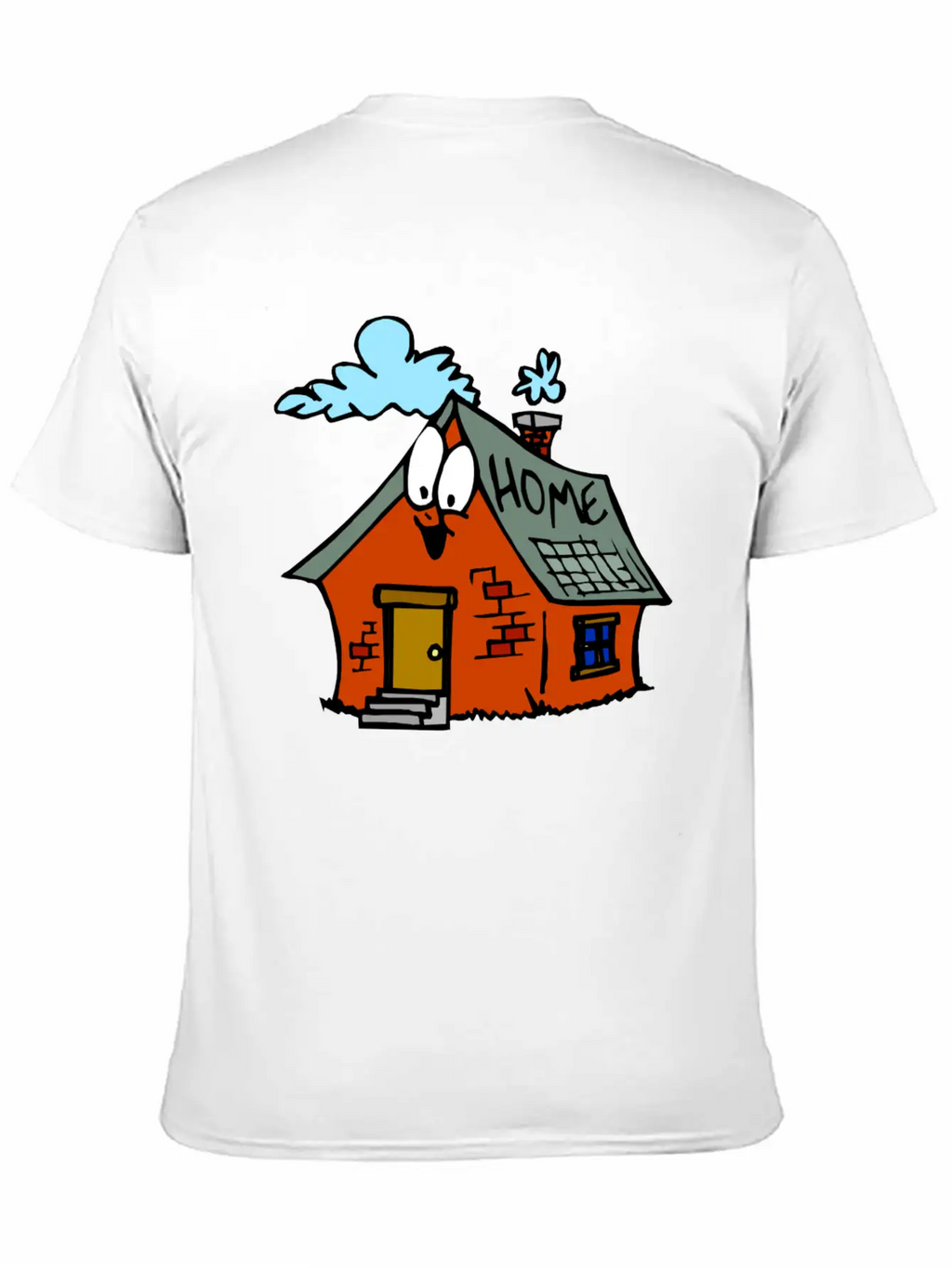 Cartoon Toy House Unisex Casual T-Shirt – Clean Design For Daily Comfort