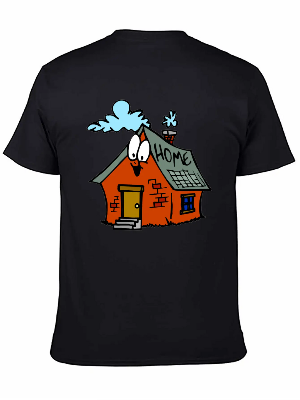 Cartoon Toy House Unisex Casual T-Shirt – Clean Design For Daily Comfort