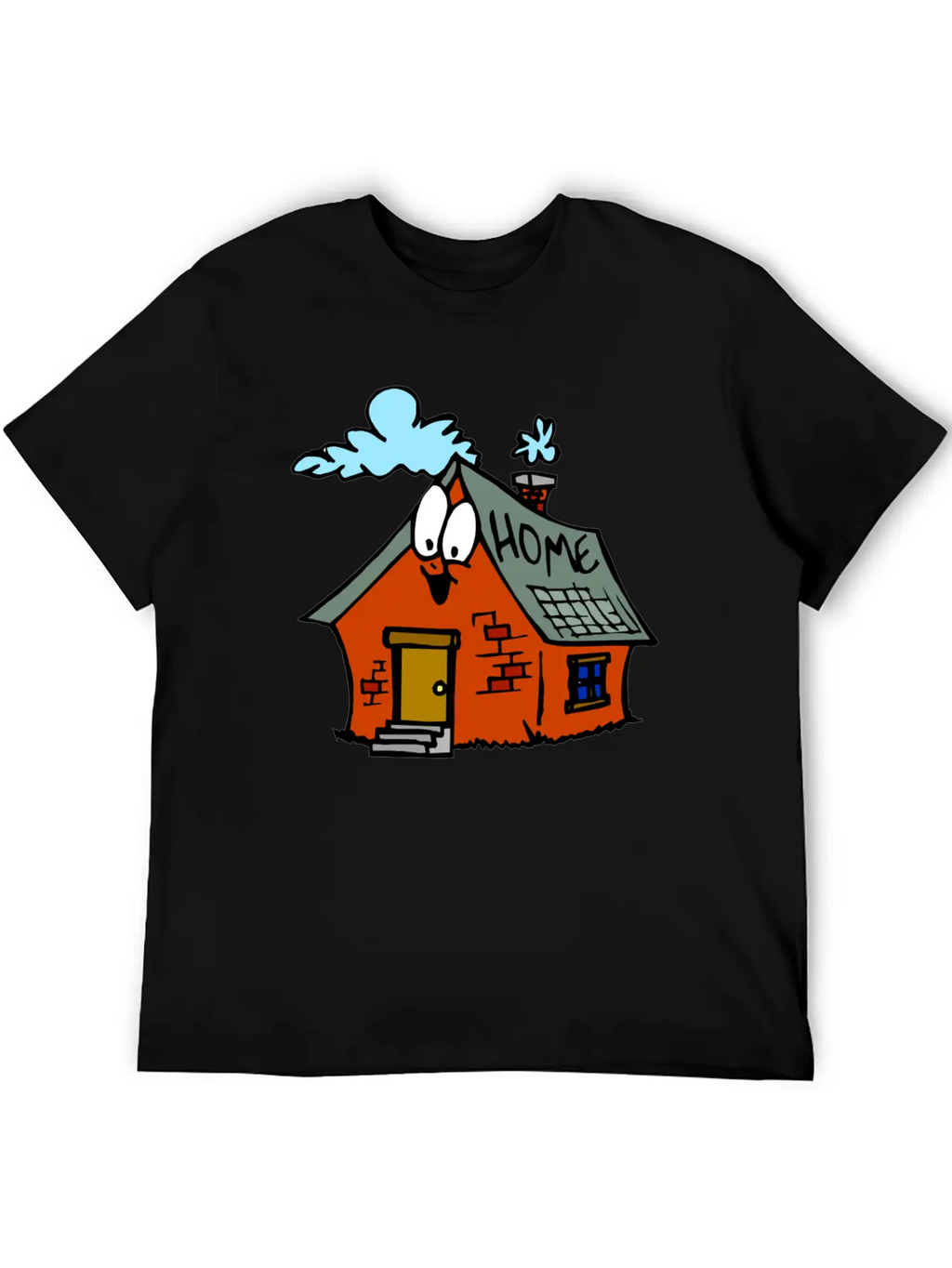 Cartoon Toy House Unisex Casual T-Shirt – Clean Design For Daily Comfort
