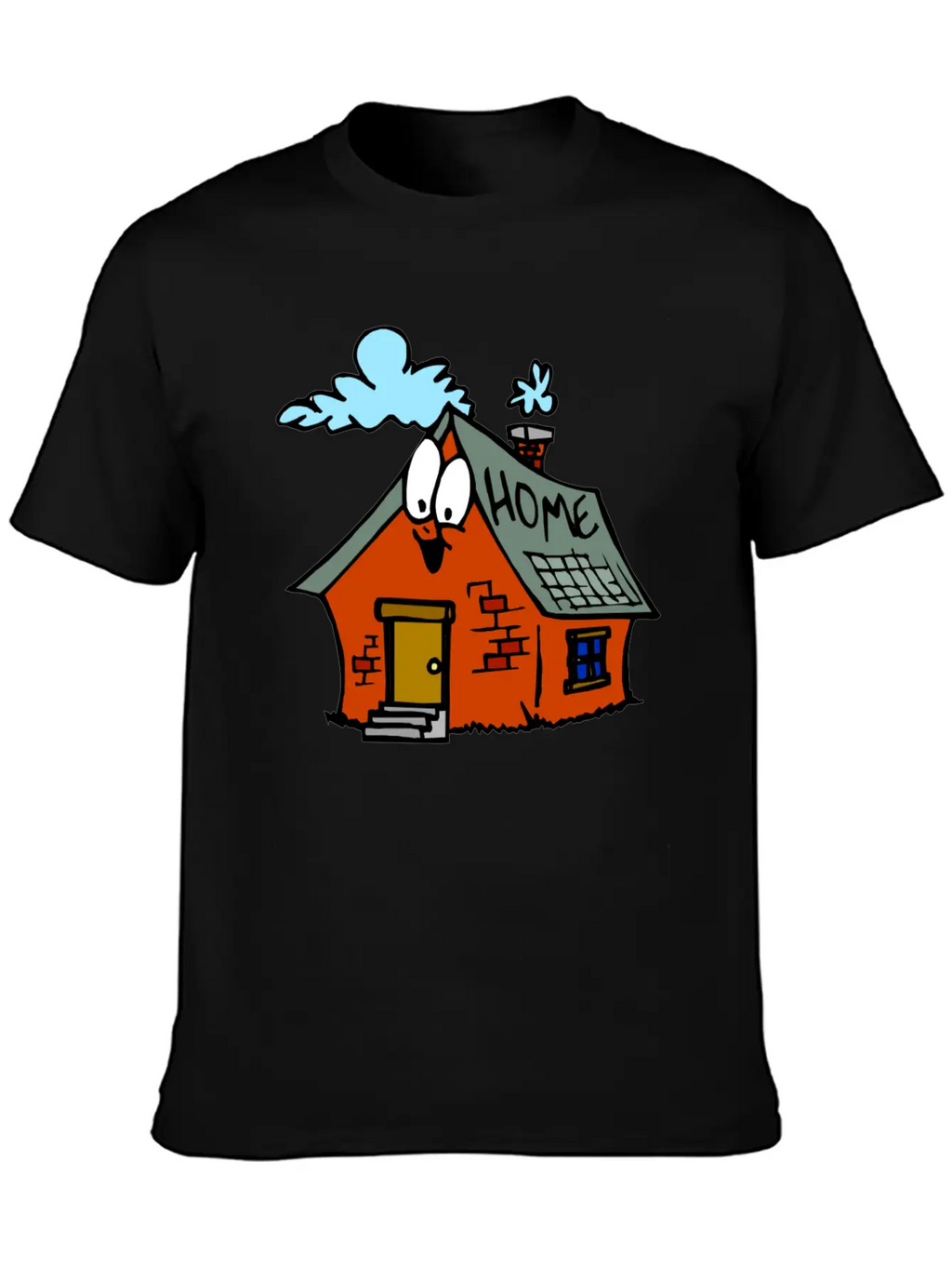 Cartoon Toy House Unisex Casual T-Shirt – Clean Design For Daily Comfort