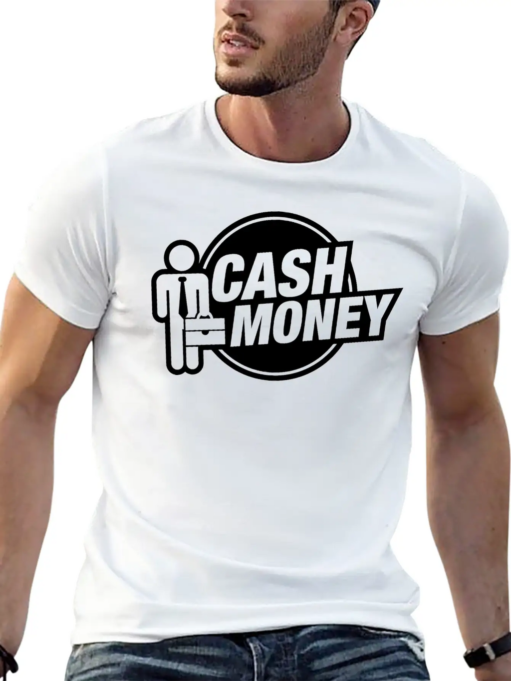 Cash_money_business_py1 Unisex Casual T-Shirt – Clean Design For Daily Comfort