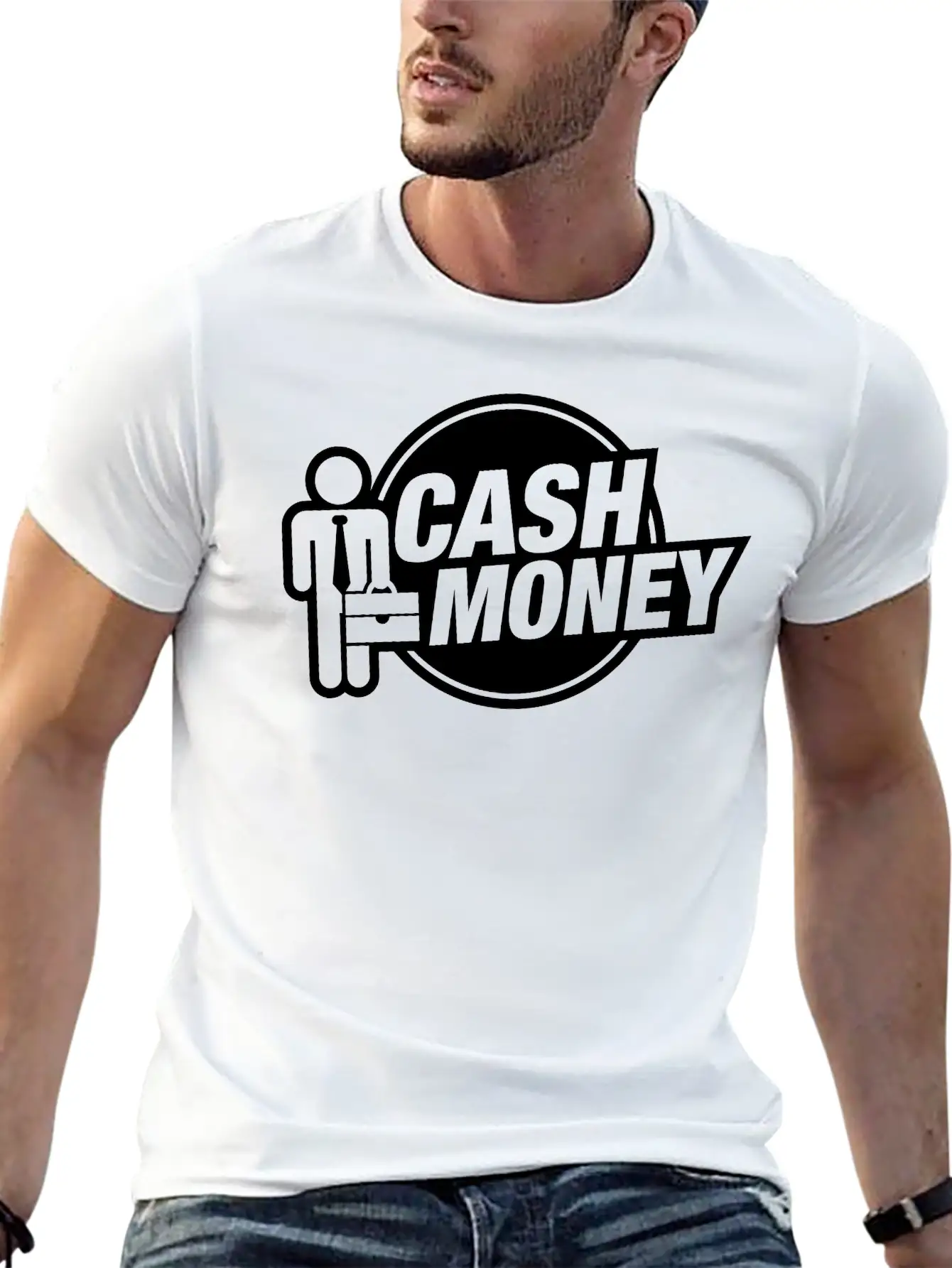 Cash_money_business_py1 Unisex Casual T-Shirt – Clean Design For Daily Comfort
