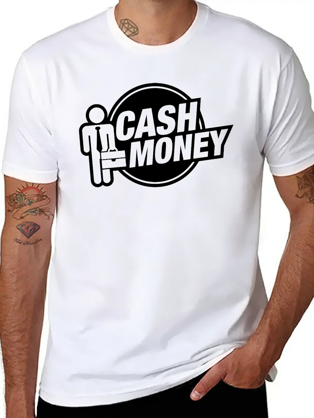 Cash_money_business_py1 Unisex Casual T-Shirt – Clean Design For Daily Comfort