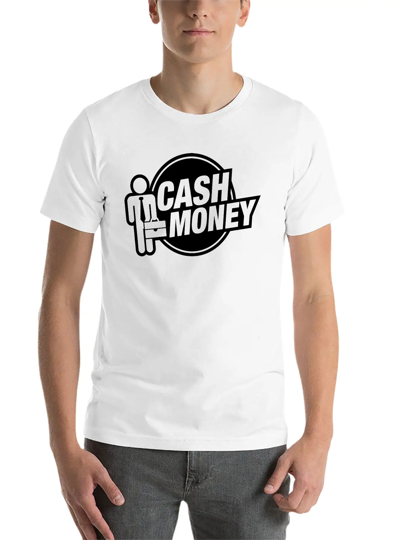 Cash_money_business_py1 Unisex Casual T-Shirt – Clean Design For Daily Comfort
