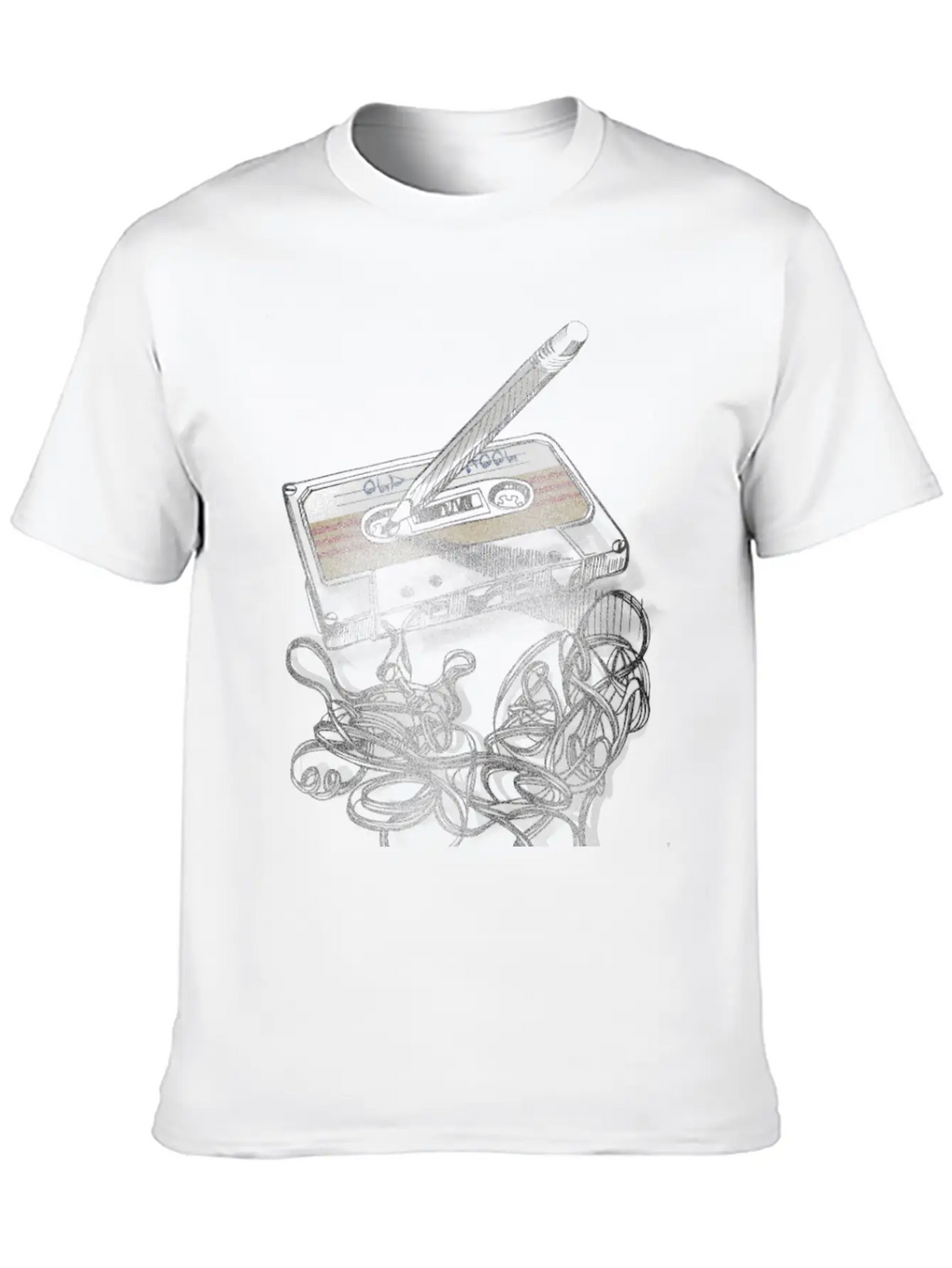 Cassete Magnetica Unisex Casual T-Shirt – Clean Design For Daily Comfort