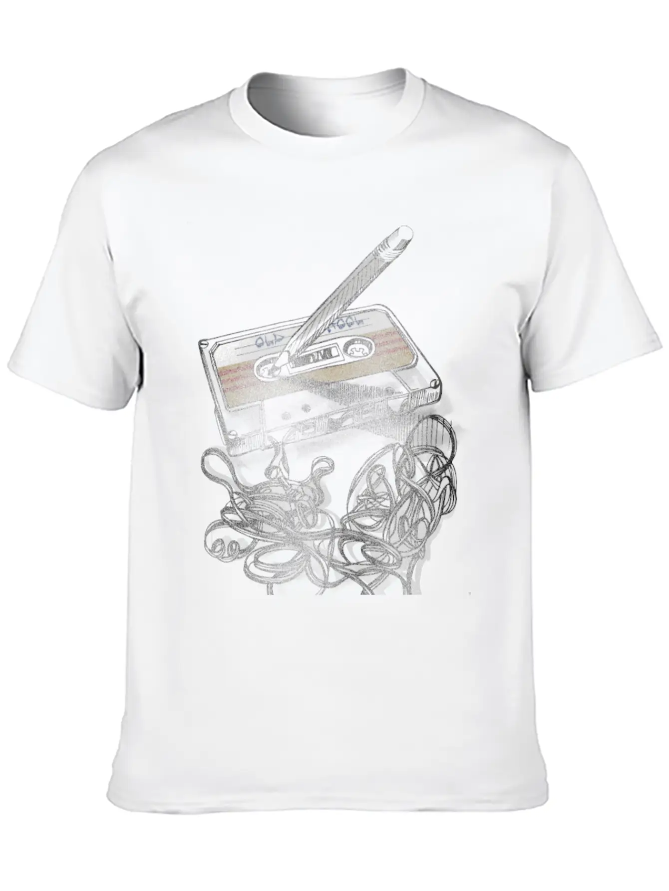 Cassete Magnetica Unisex Casual T-Shirt – Clean Design For Daily Comfort