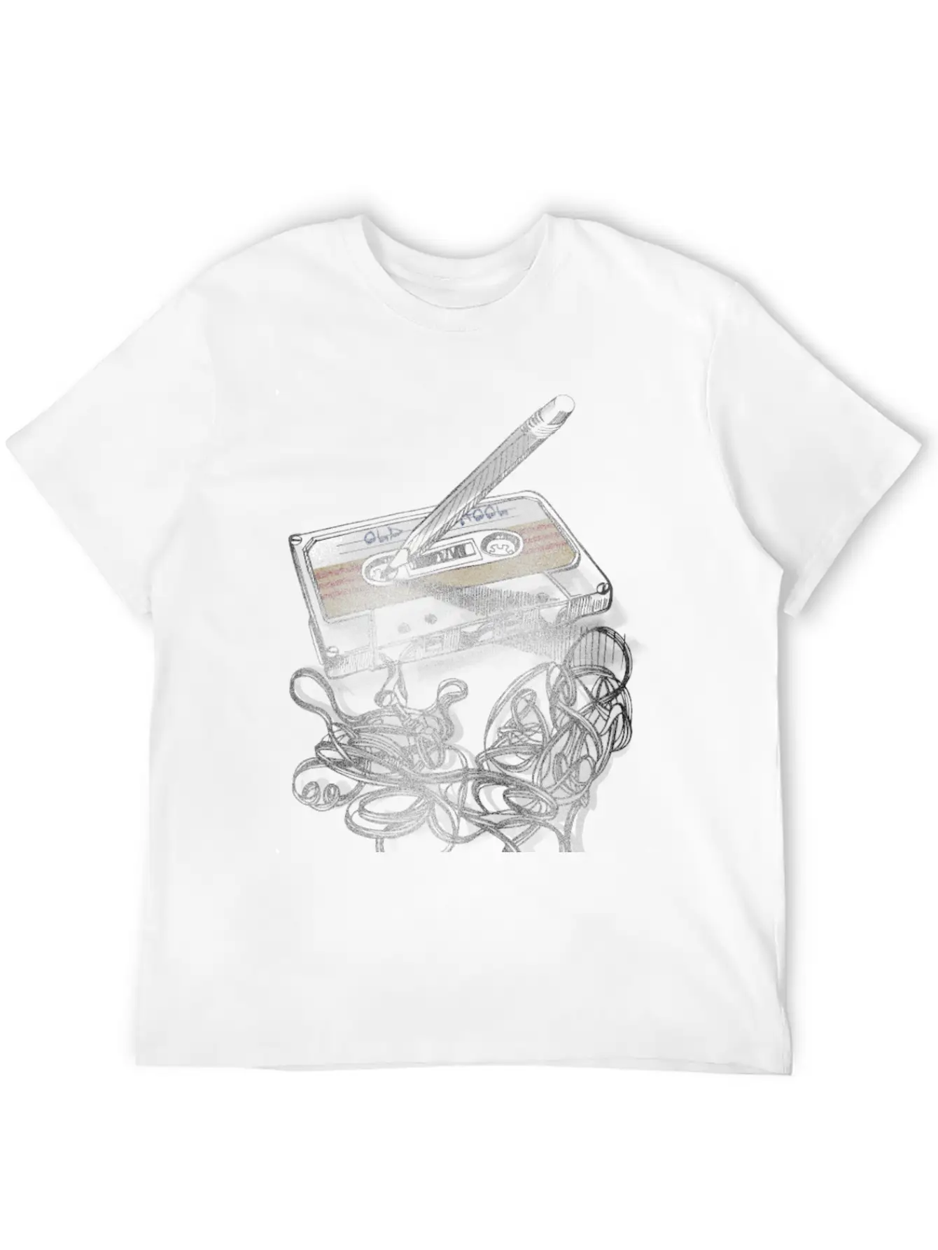 Cassete Magnetica Unisex Casual T-Shirt – Clean Design For Daily Comfort