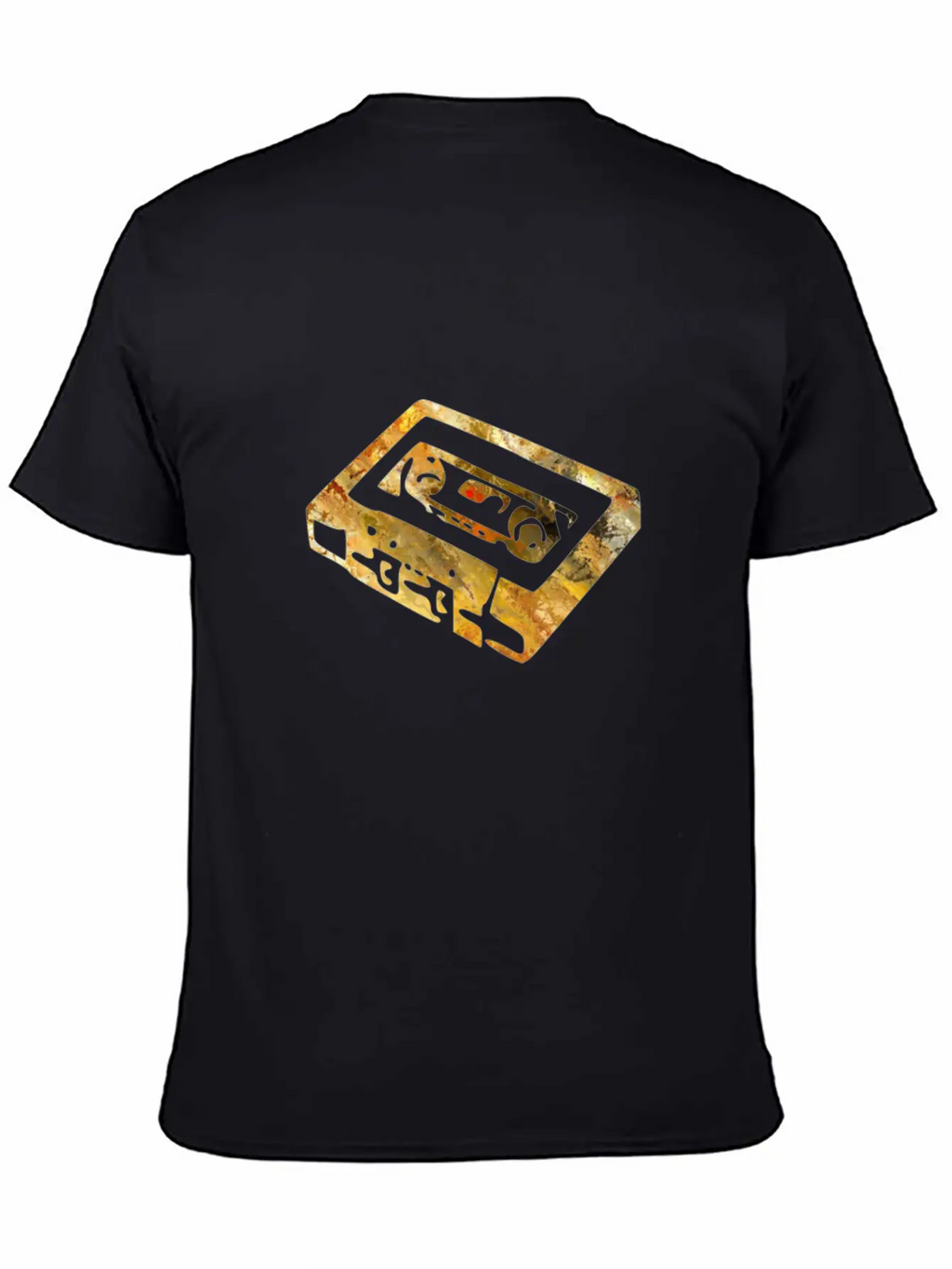 Cassette Colorful Motive Unisex Short Sleeve Soft Cotton T-Shirt – Casual Everyday Wear