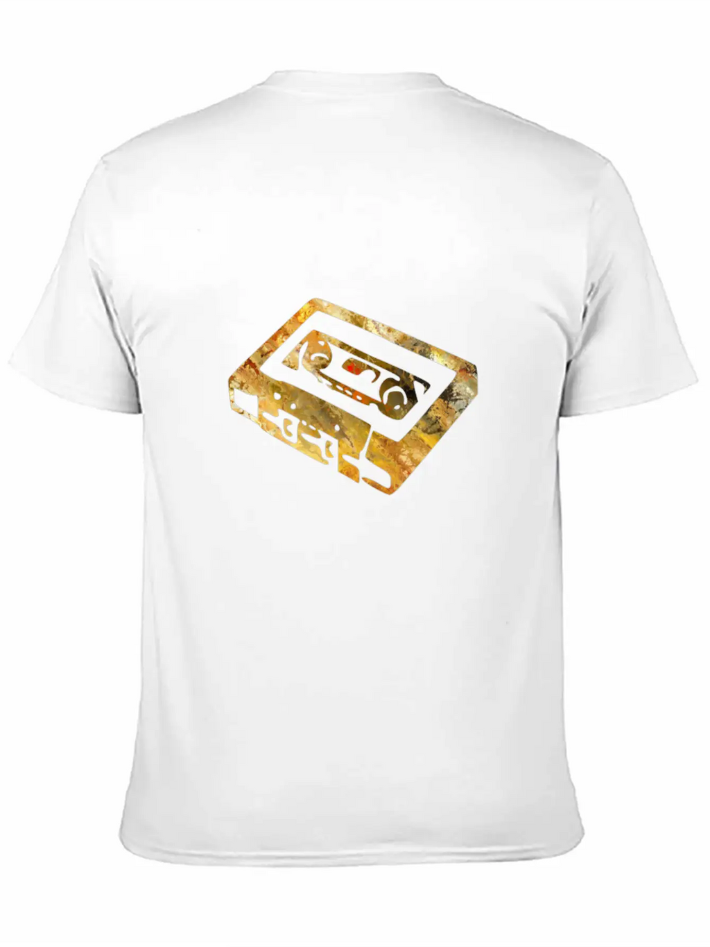 Cassette Colorful Motive Unisex Short Sleeve Soft Cotton T-Shirt – Casual Everyday Wear