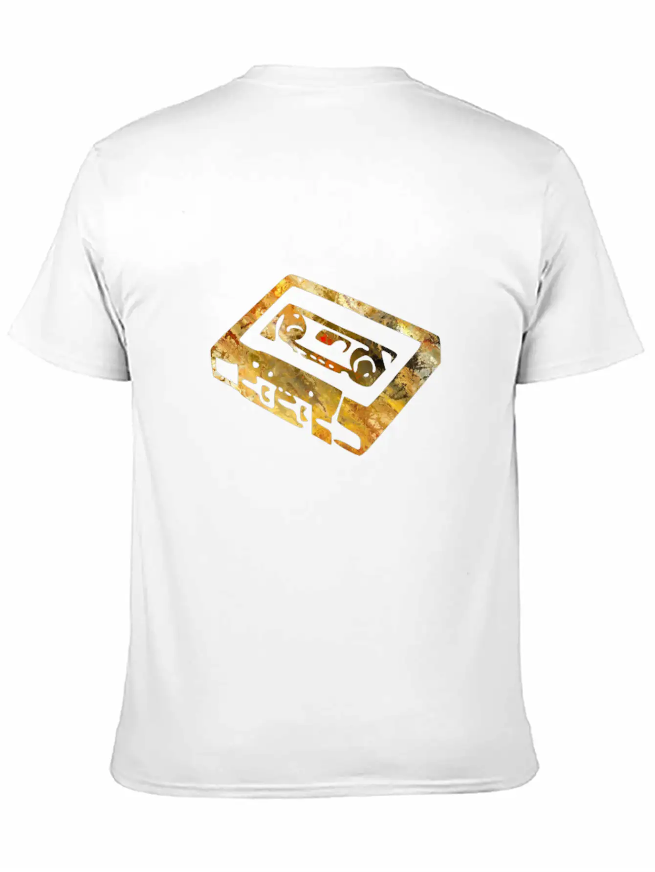 Cassette Colorful Motive Unisex Short Sleeve Soft Cotton T-Shirt – Casual Everyday Wear