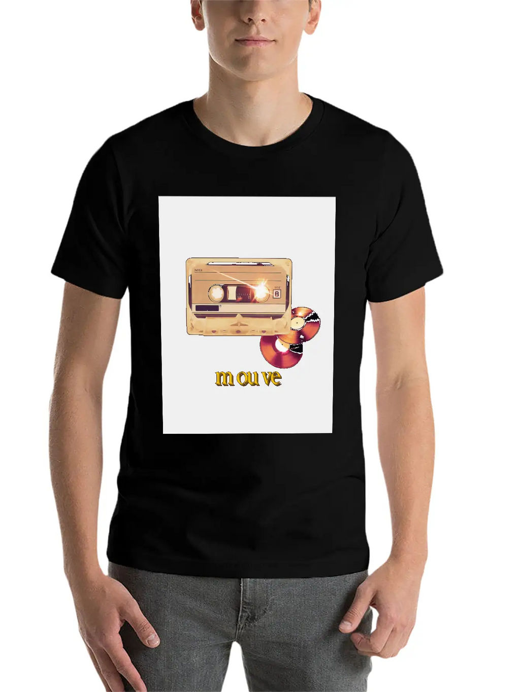 Cassette Songs Breathable Soft Cotton T-Shirt – Timeless Casual Look