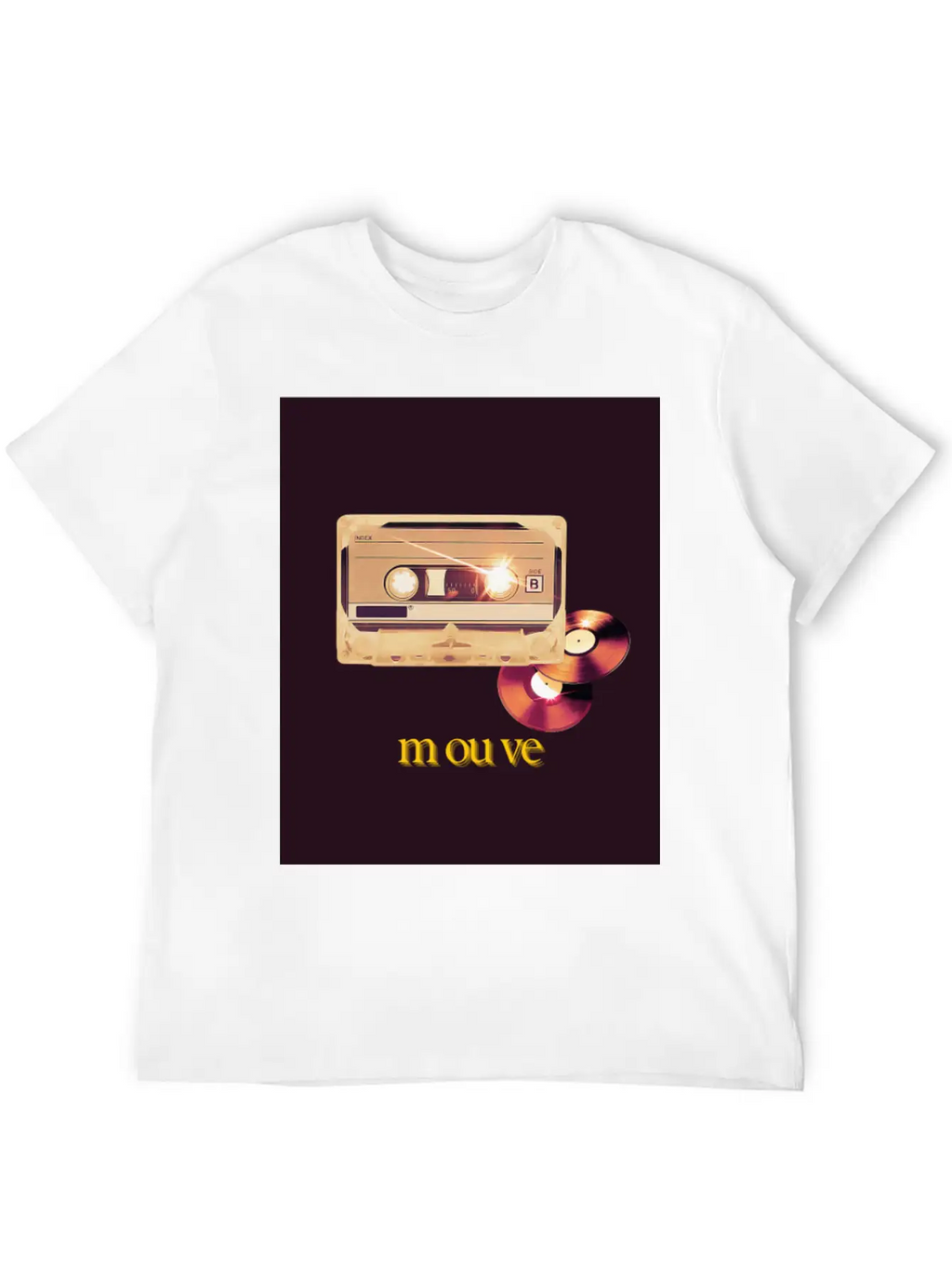 Cassette Songs Breathable Soft Cotton T-Shirt – Timeless Casual Look