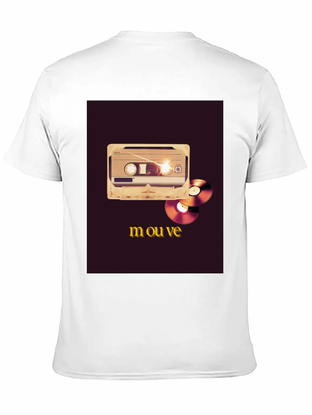 Cassette Songs Breathable Soft Cotton T-Shirt – Timeless Casual Look