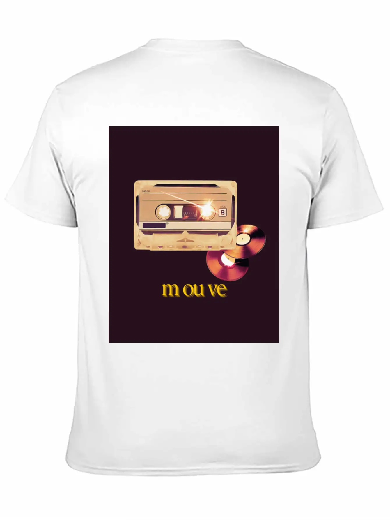 Cassette Songs Breathable Soft Cotton T-Shirt – Timeless Casual Look