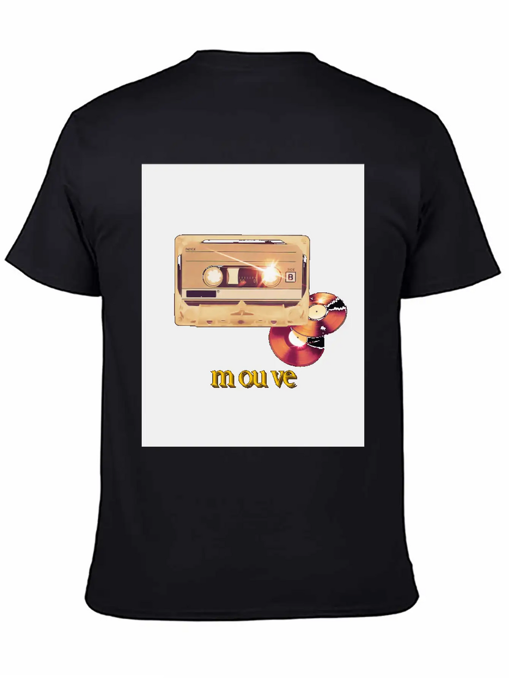 Cassette Songs Breathable Soft Cotton T-Shirt – Timeless Casual Look