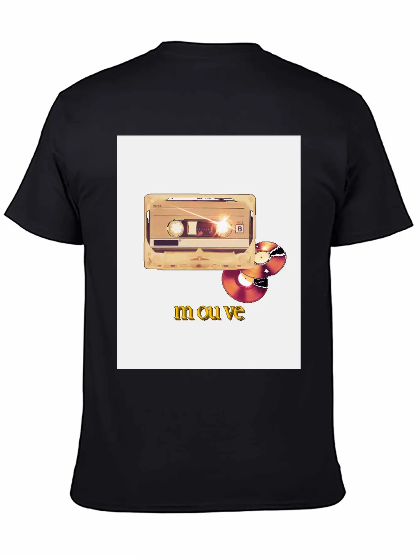 Cassette Songs Breathable Soft Cotton T-Shirt – Timeless Casual Look