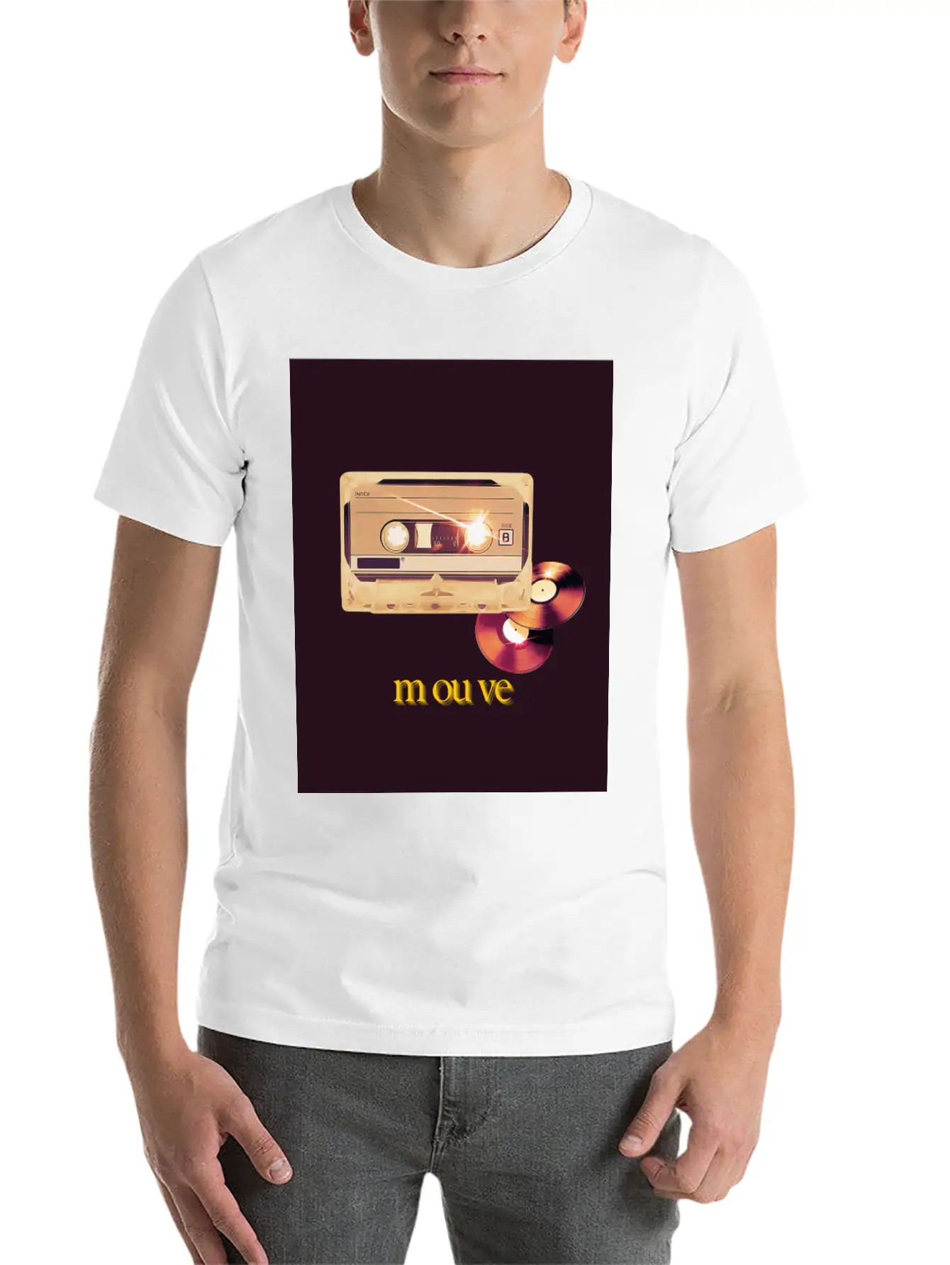 Cassette Songs Breathable Soft Cotton T-Shirt – Timeless Casual Look