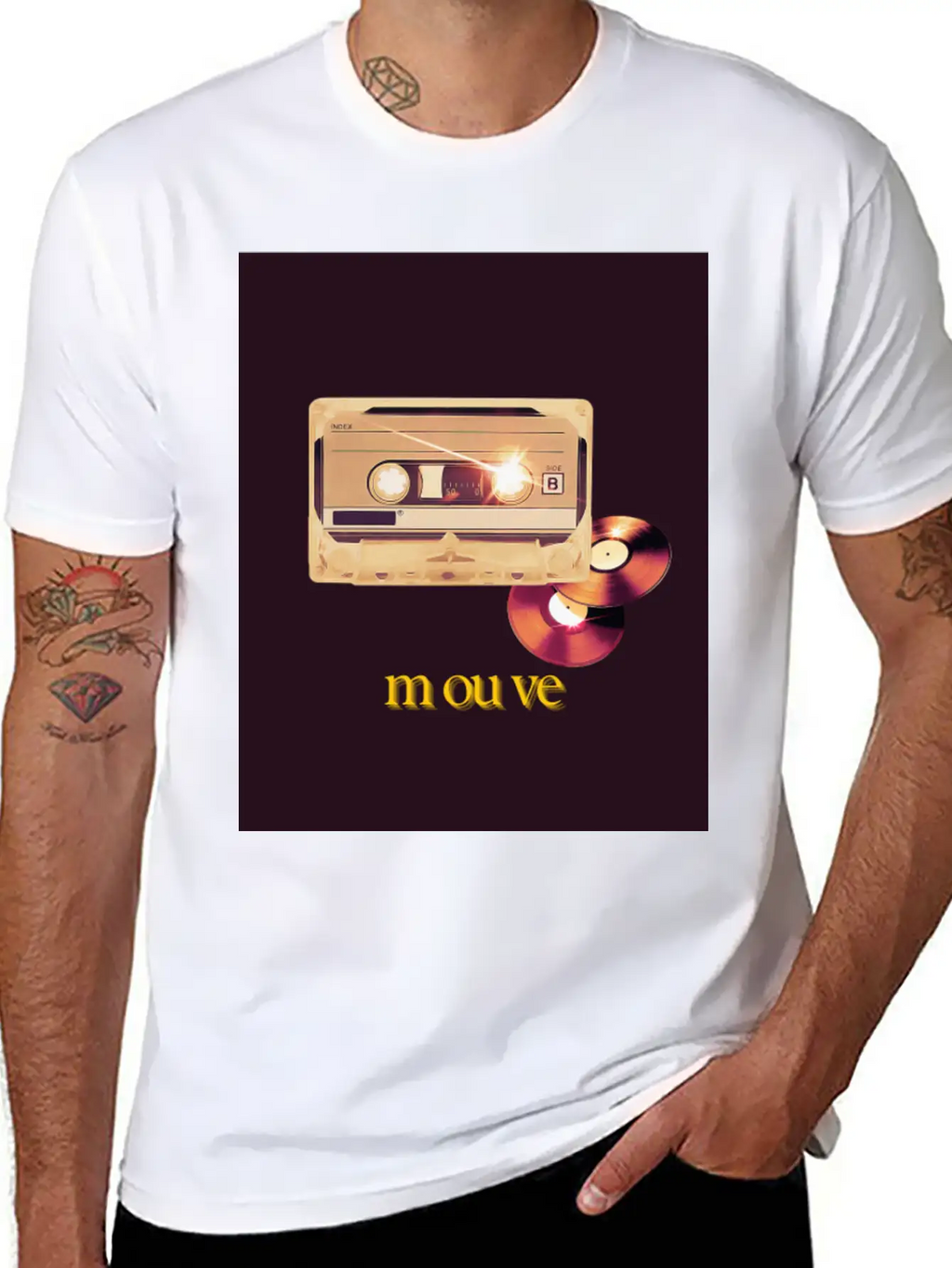 Cassette Songs Breathable Soft Cotton T-Shirt – Timeless Casual Look