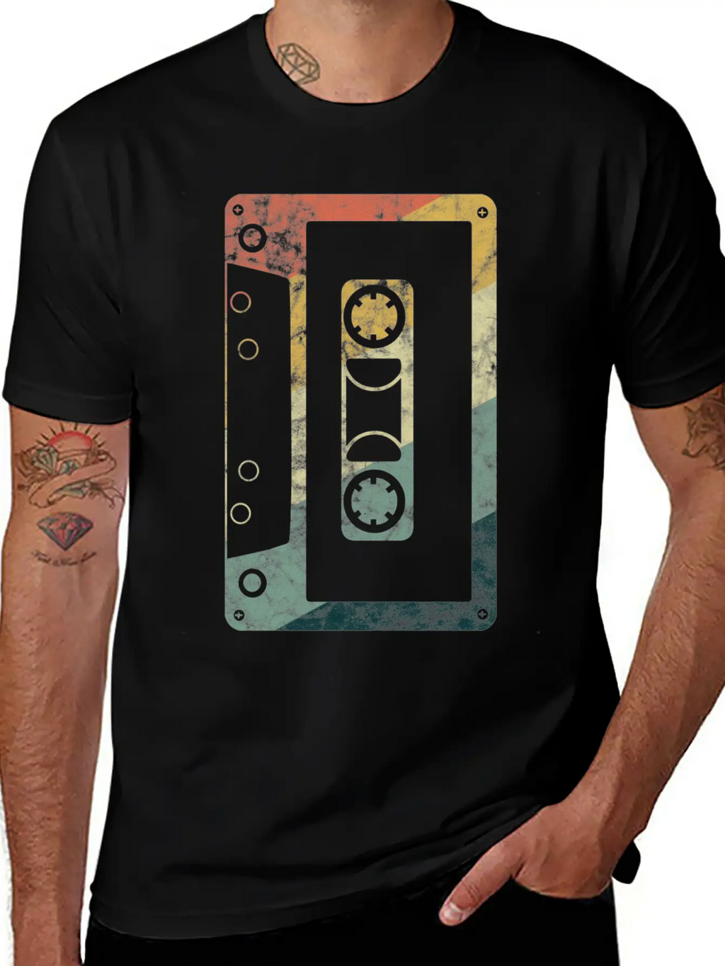 Cassette Tape Mixtape Best 80S Music Unisex Casual T-Shirt – Clean Design For Daily Comfort