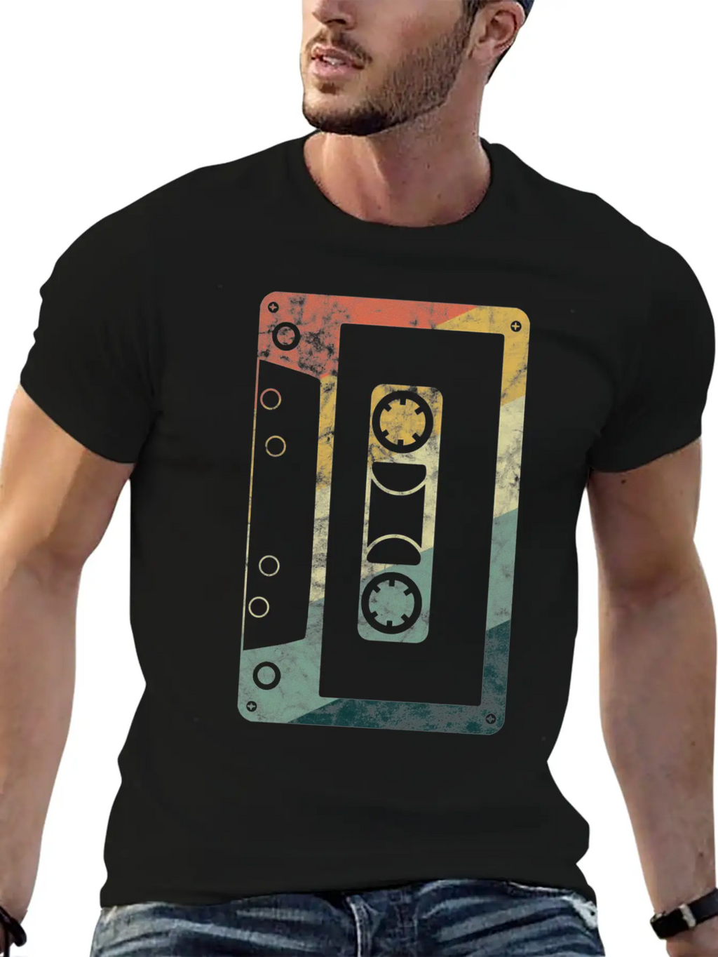 Cassette Tape Mixtape Best 80S Music Unisex Casual T-Shirt – Clean Design For Daily Comfort