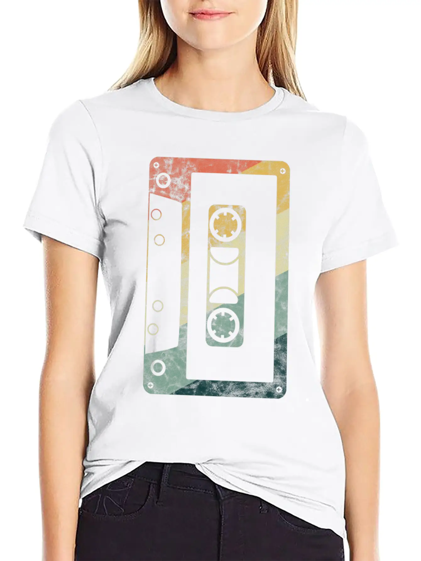 Cassette Tape Mixtape Best 80S Music Unisex Casual T-Shirt – Clean Design For Daily Comfort