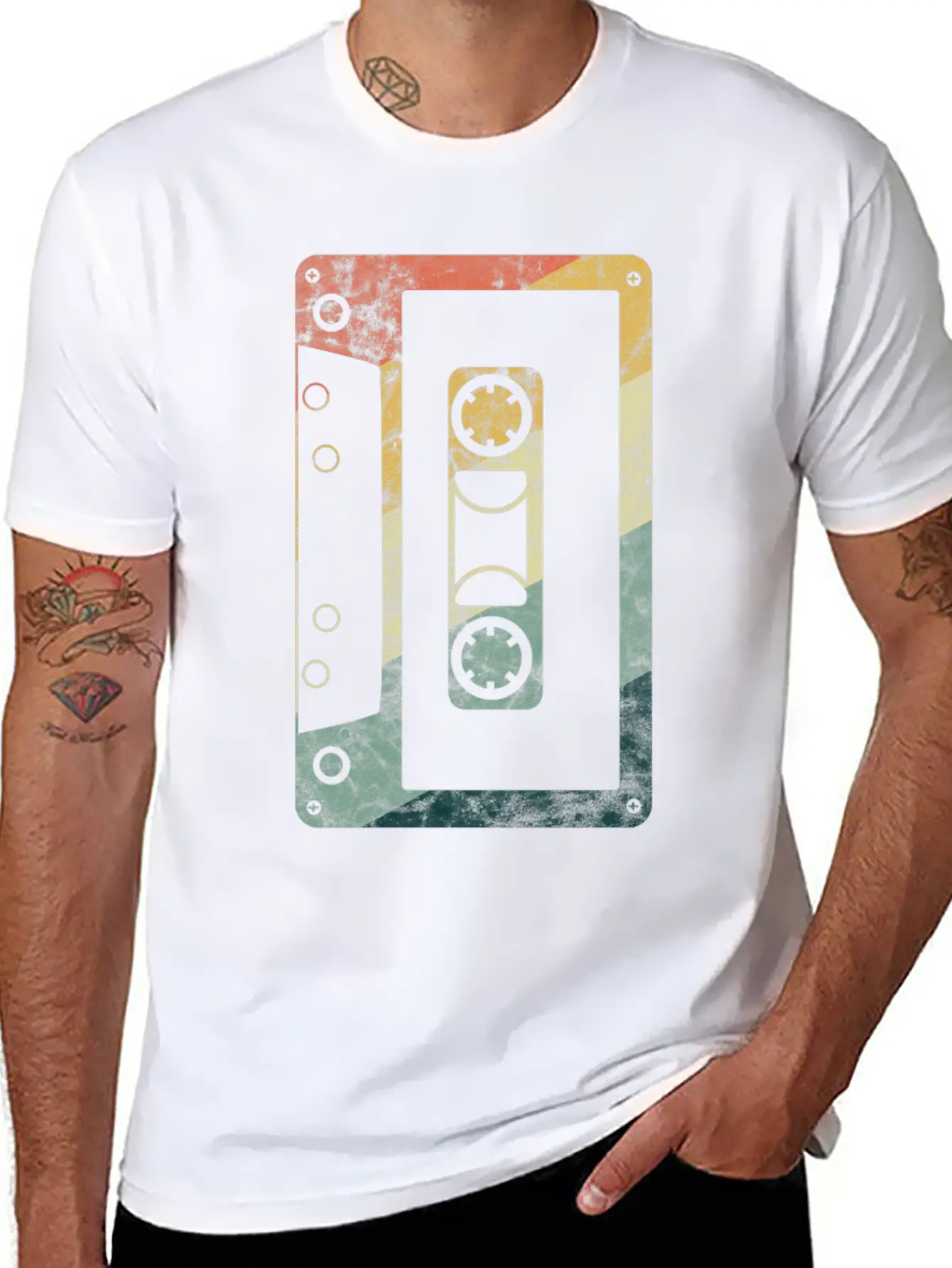 Cassette Tape Mixtape Best 80S Music Unisex Casual T-Shirt – Clean Design For Daily Comfort