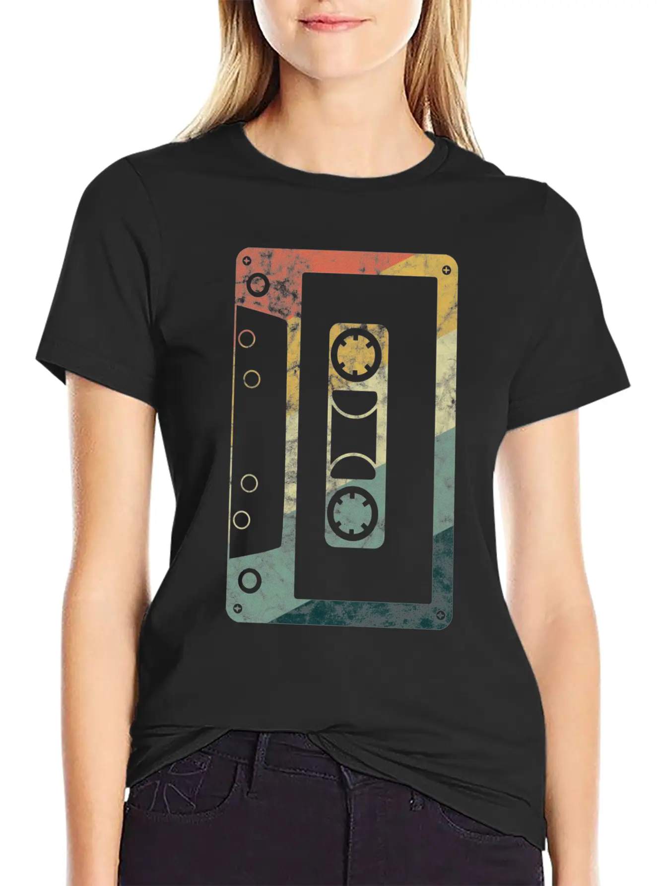 Cassette Tape Mixtape Best 80S Music Unisex Casual T-Shirt – Clean Design For Daily Comfort