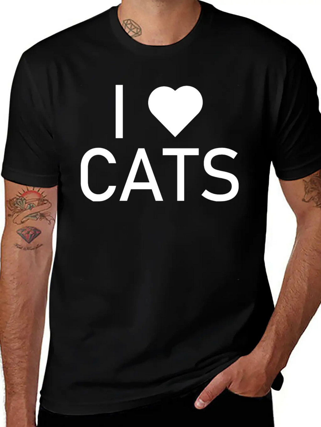 Cat Cat Unisex Short Sleeve Soft Cotton T-Shirt – Casual Everyday Wear