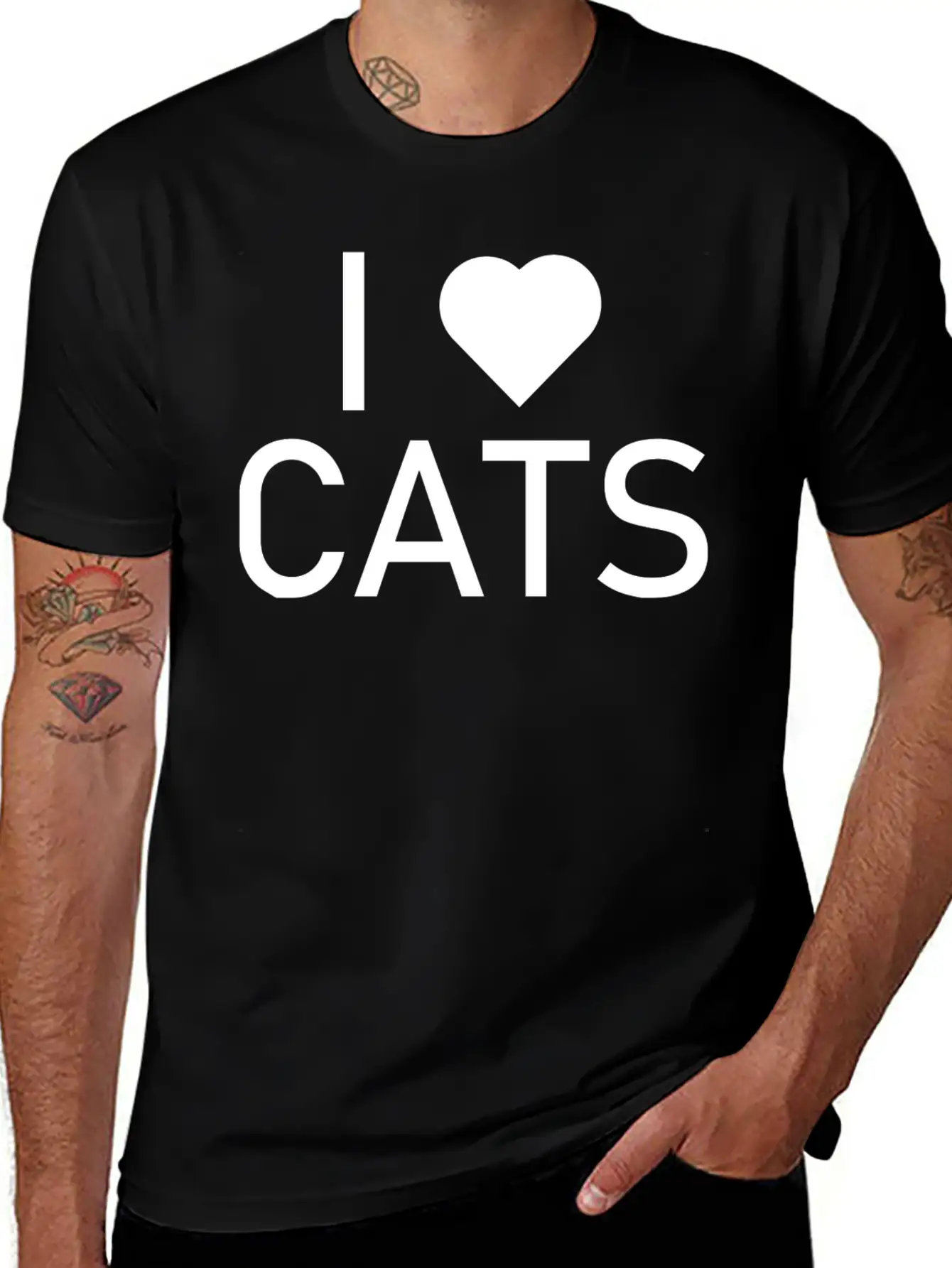 Cat Cat Unisex Short Sleeve Soft Cotton T-Shirt – Casual Everyday Wear