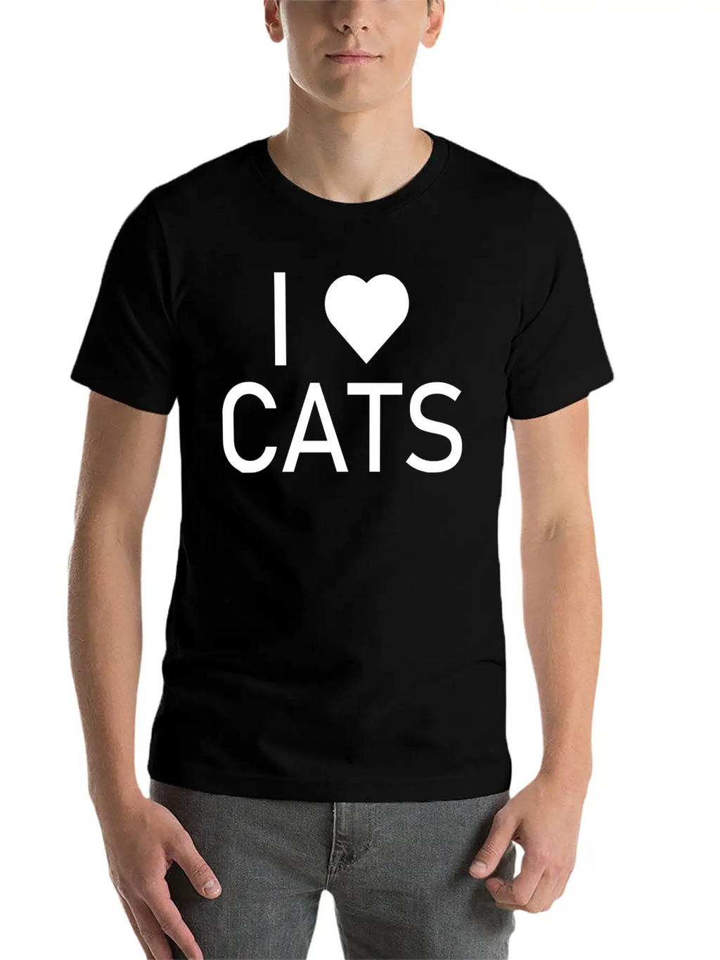 Cat Cat Unisex Short Sleeve Soft Cotton T-Shirt – Casual Everyday Wear