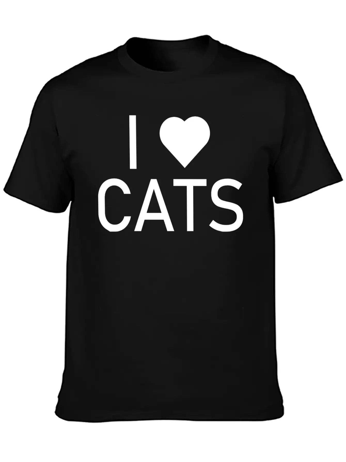 Cat Cat Unisex Short Sleeve Soft Cotton T-Shirt – Casual Everyday Wear