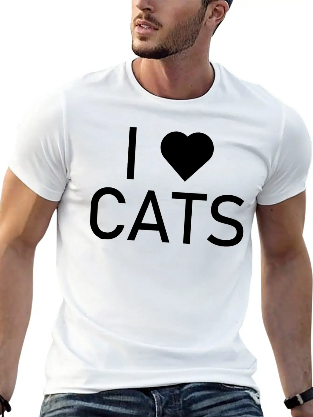 Cat Cat Unisex Short Sleeve Soft Cotton T-Shirt – Casual Everyday Wear