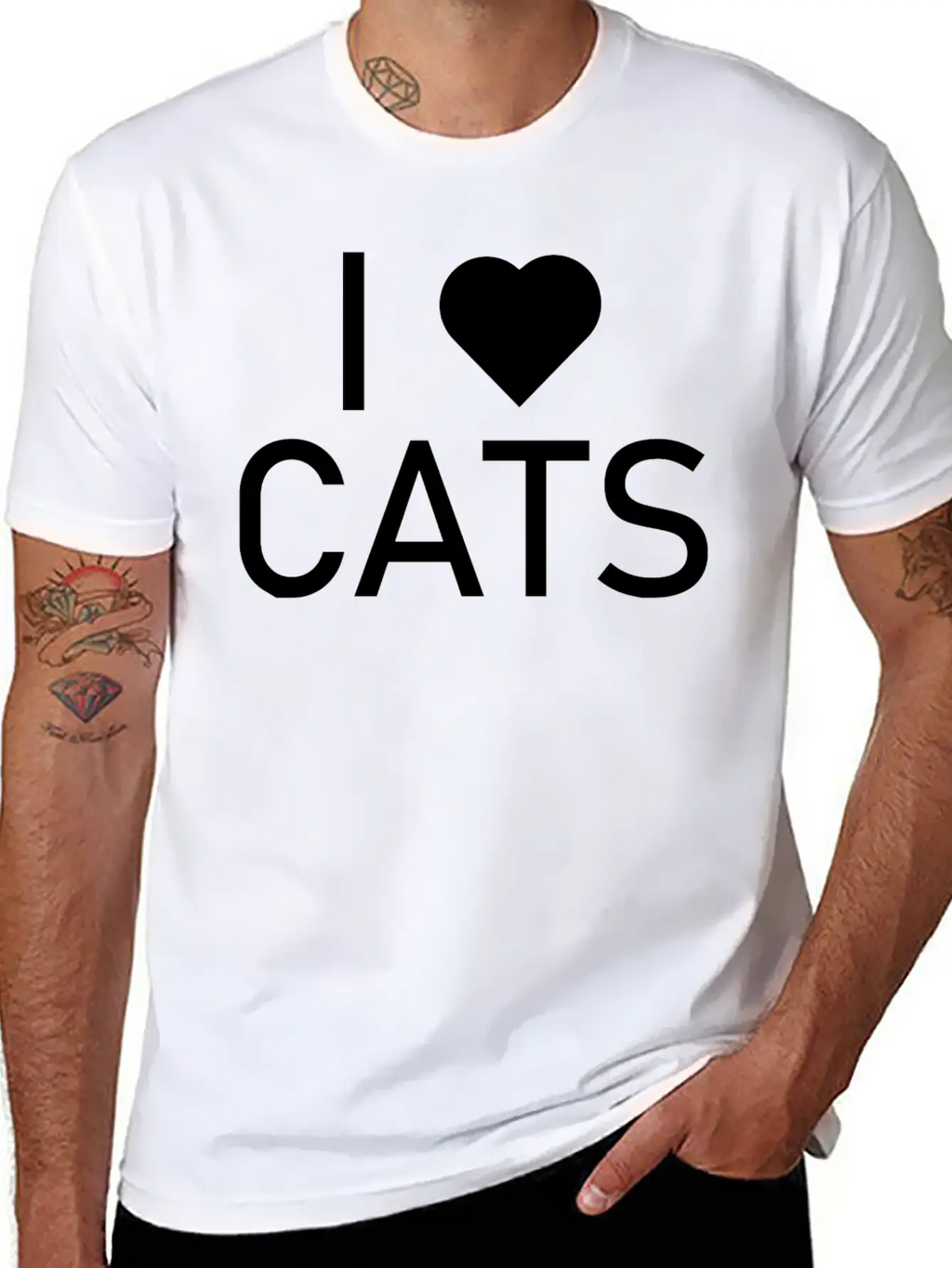 Cat Cat Unisex Short Sleeve Soft Cotton T-Shirt – Casual Everyday Wear