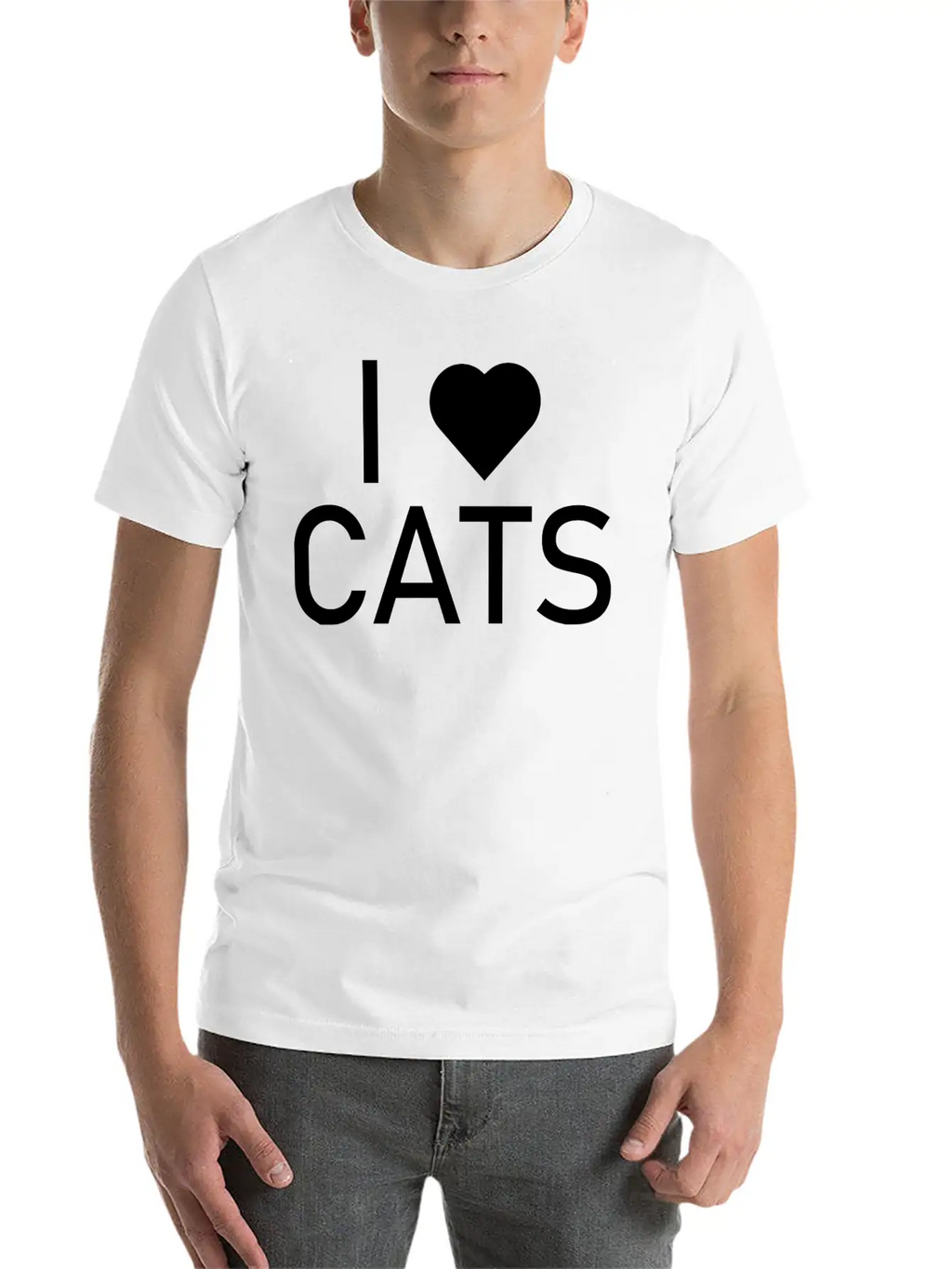Cat Cat Unisex Short Sleeve Soft Cotton T-Shirt – Casual Everyday Wear