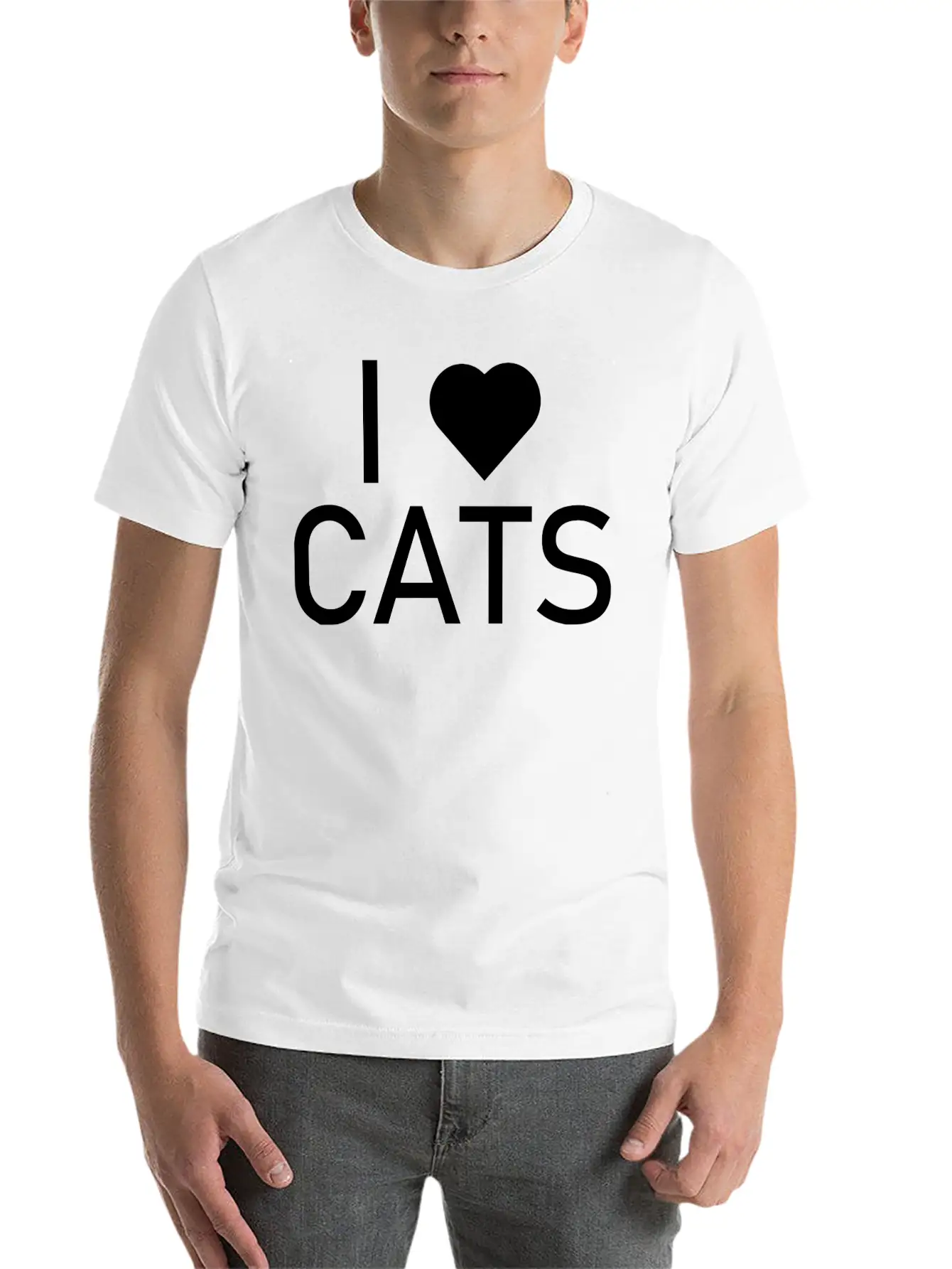Cat Cat Unisex Short Sleeve Soft Cotton T-Shirt – Casual Everyday Wear