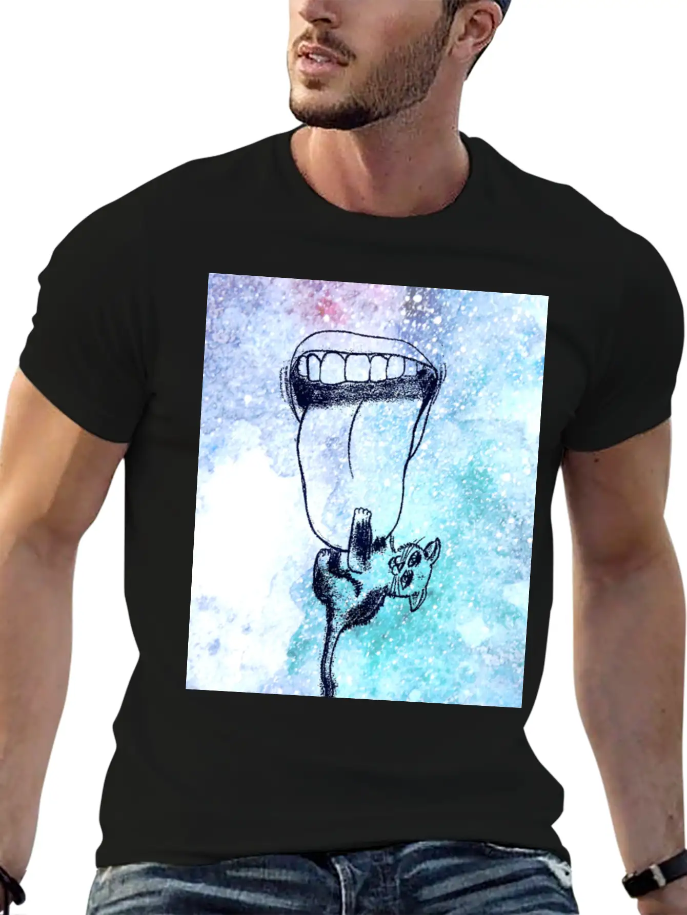 Cat Got Your Tongue? Unisex Short Sleeve Soft Cotton T-Shirt – Casual Everyday Wear