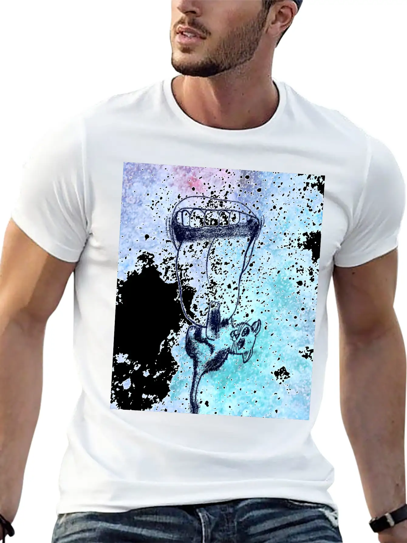 Cat Got Your Tongue? Unisex Short Sleeve Soft Cotton T-Shirt – Casual Everyday Wear