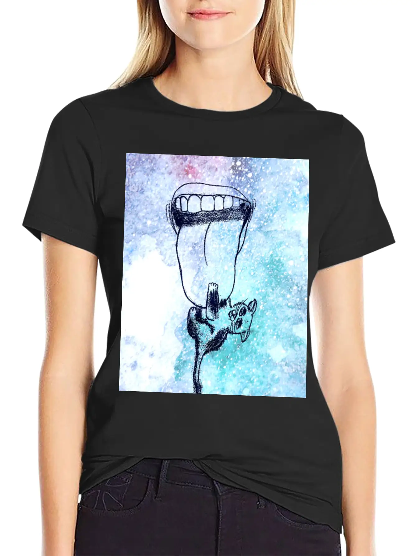 Cat Got Your Tongue? Unisex Short Sleeve Soft Cotton T-Shirt – Casual Everyday Wear