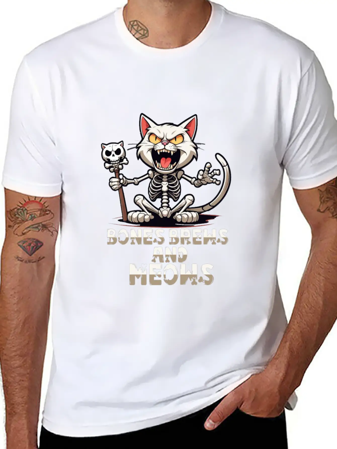 Cat Shaman Stylish Everyday T-Shirt – Unisex Basic Cotton Tee