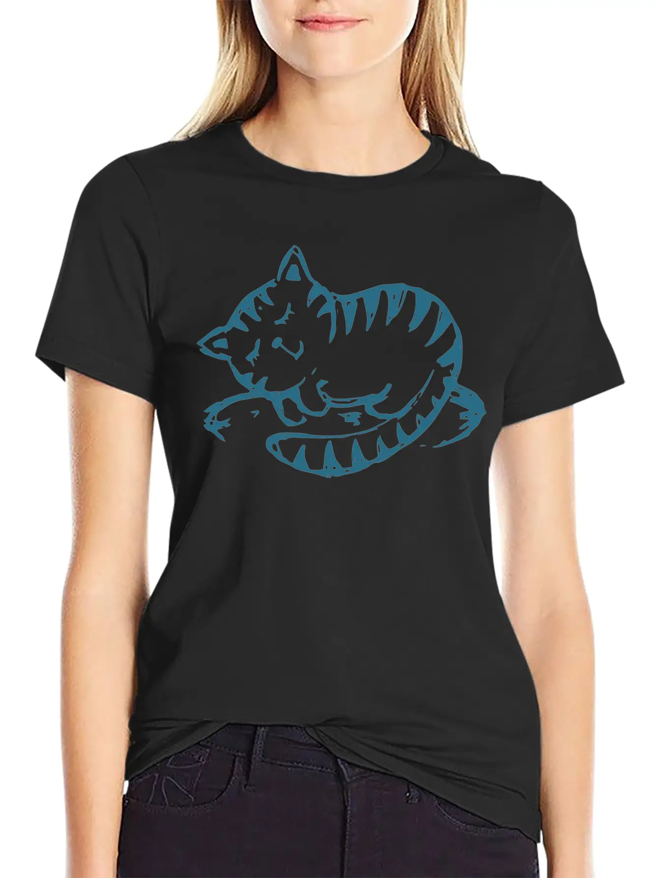 Cat Stylish Everyday T-Shirt – Unisex Basic Cotton Tee