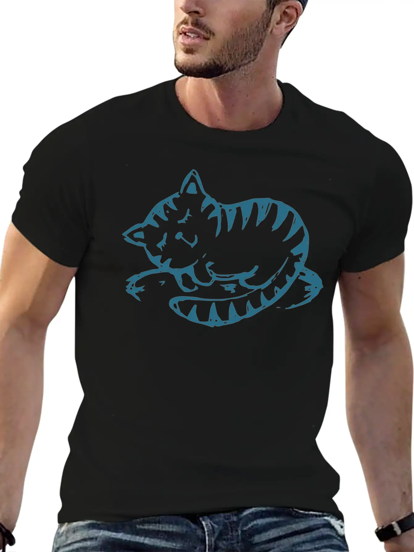 Cat Stylish Everyday T-Shirt – Unisex Basic Cotton Tee
