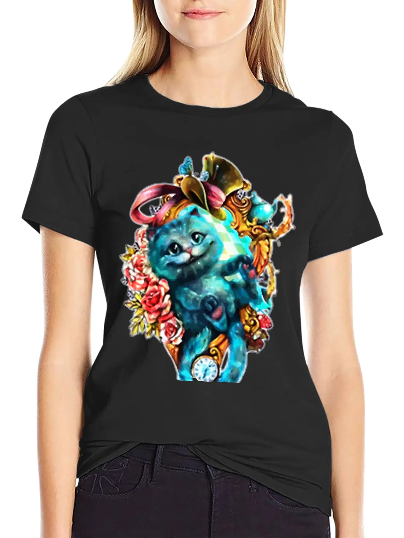 CAT WONDERLAND Essential Cotton Tee For Daily Outfits – Unisex Style