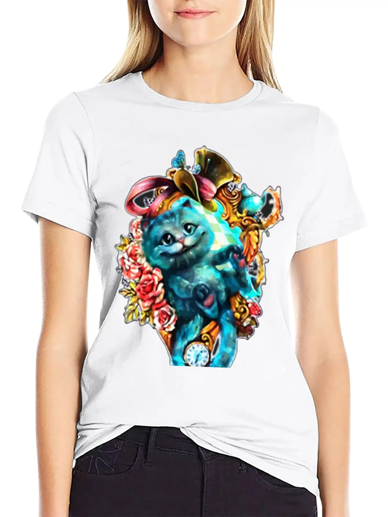 CAT WONDERLAND Essential Cotton Tee For Daily Outfits – Unisex Style