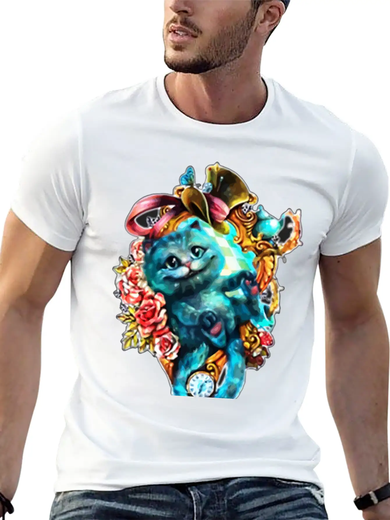 CAT WONDERLAND Essential Cotton Tee For Daily Outfits – Unisex Style