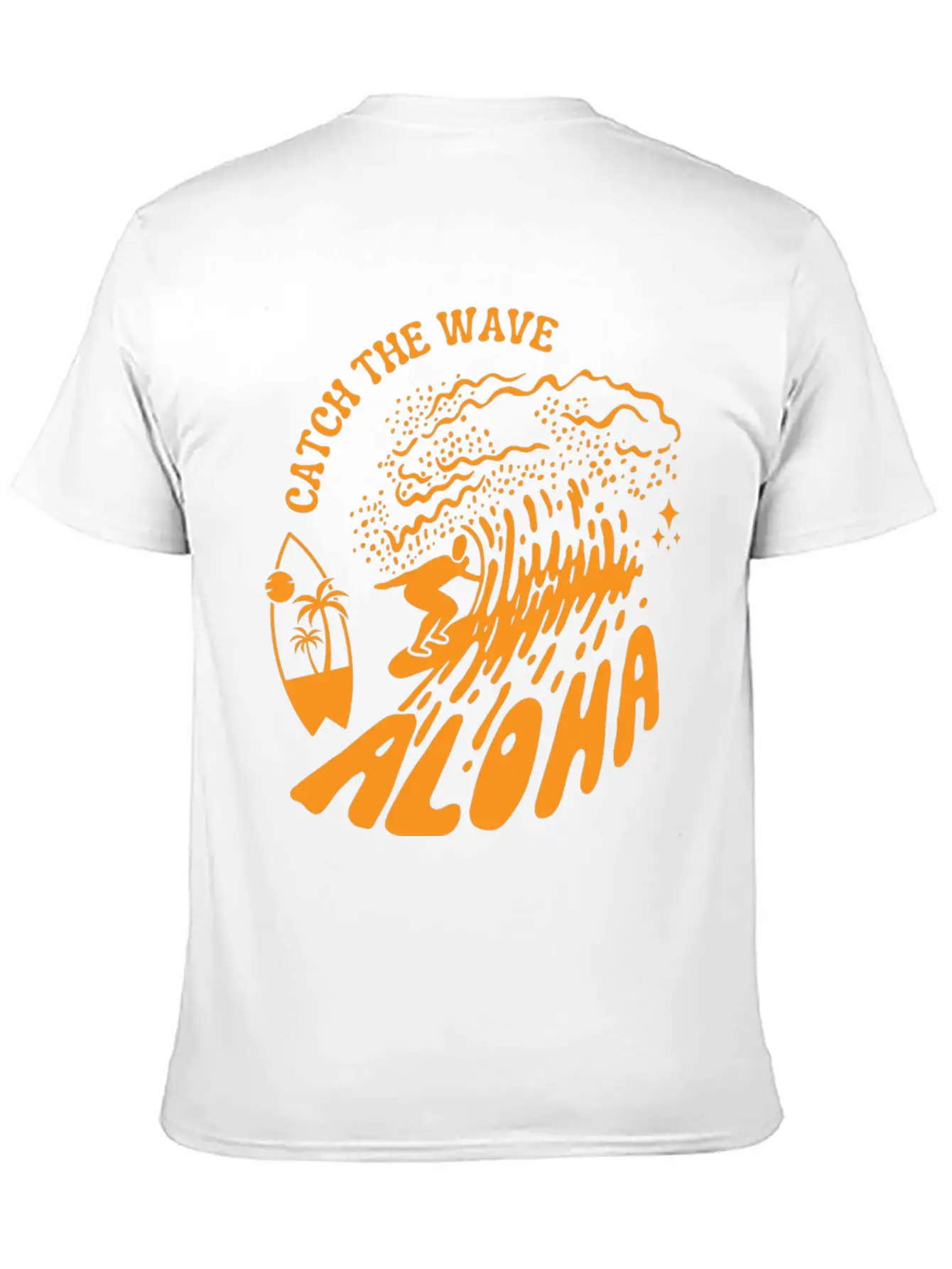 Catch The Wave Tshirt Unisex Short Sleeve Soft Cotton T-Shirt – Casual Everyday Wear