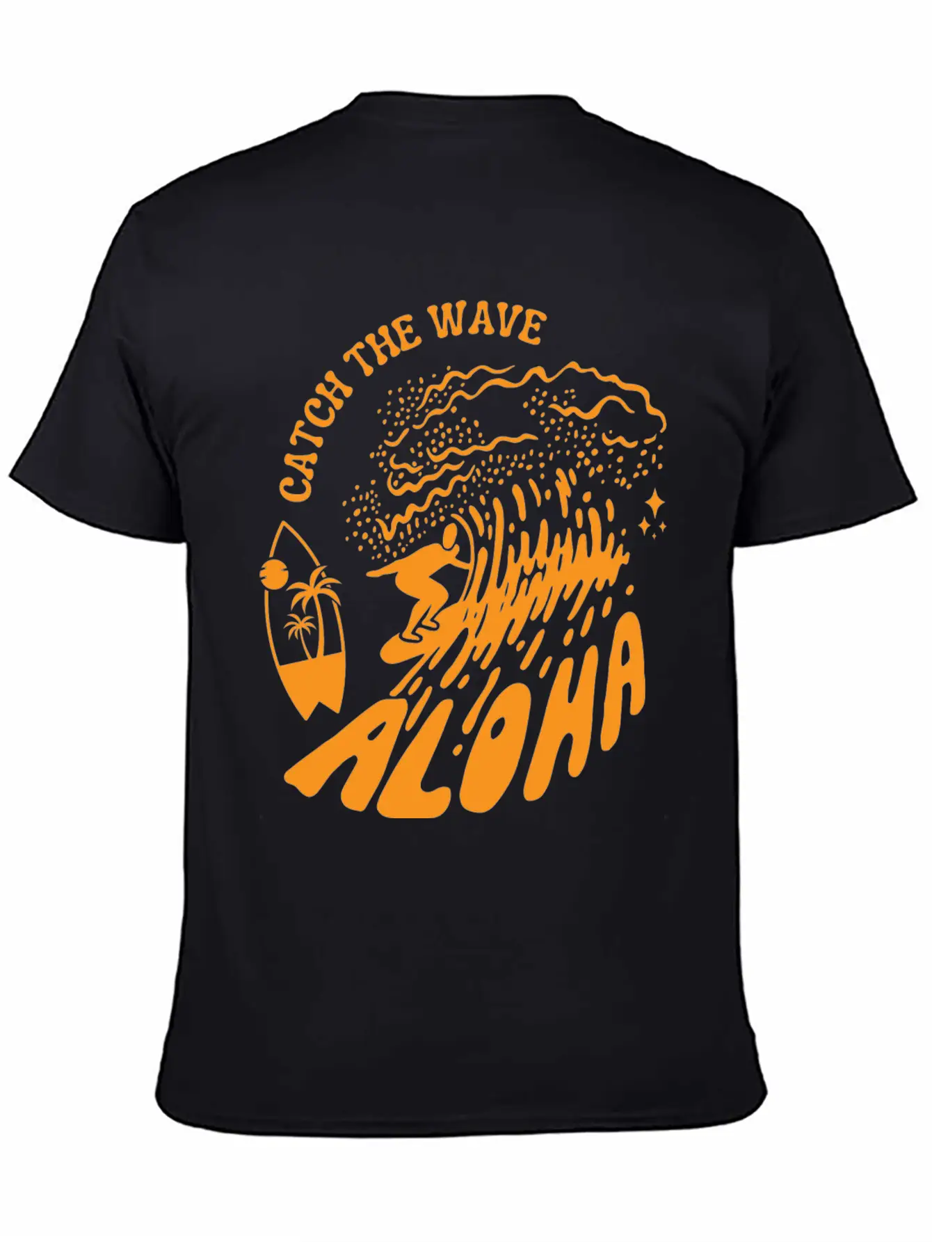 Catch The Wave Tshirt Unisex Short Sleeve Soft Cotton T-Shirt – Casual Everyday Wear
